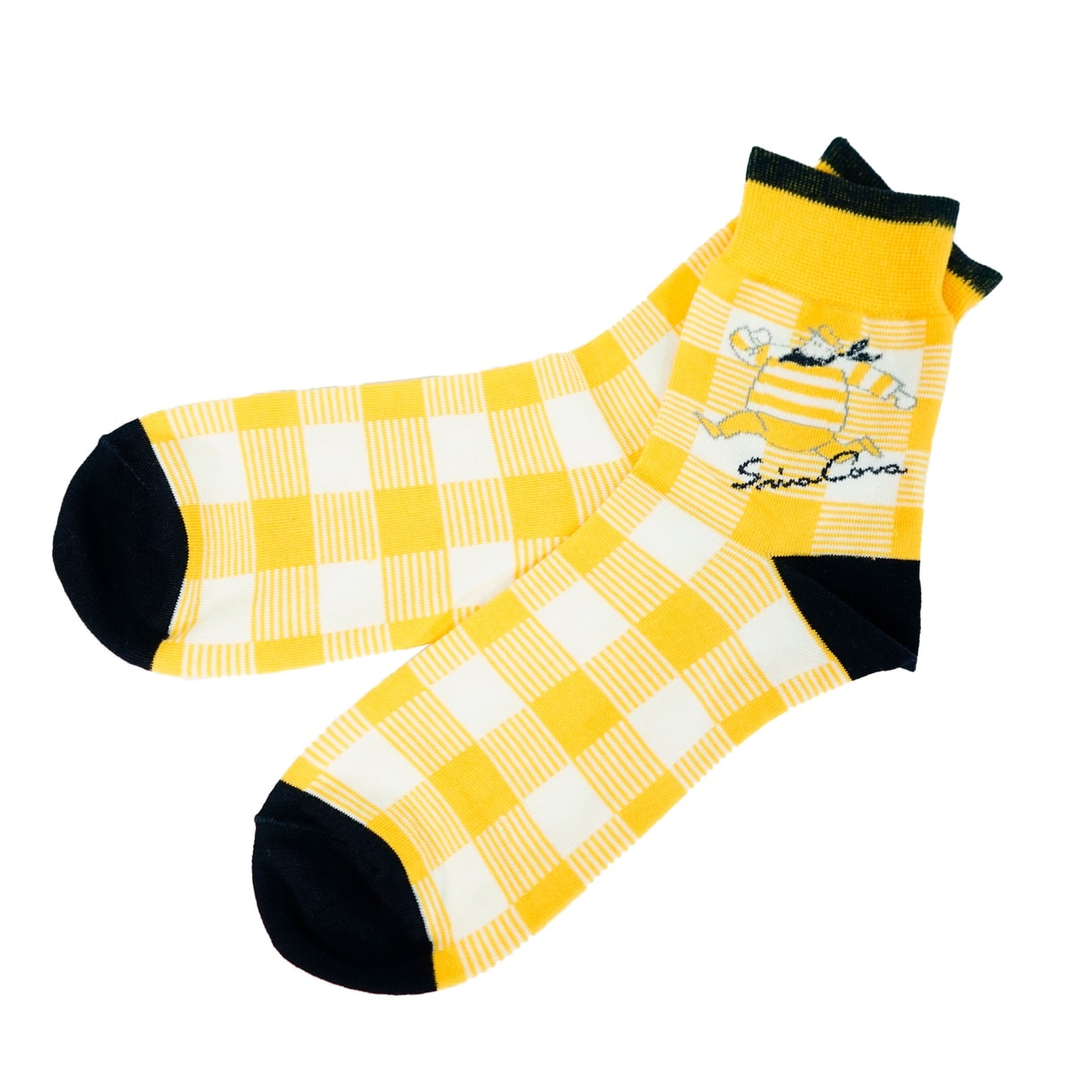 [SINA COVA(シナコバ)]ソックス (25cm～27cm) 24177440 イエロー F