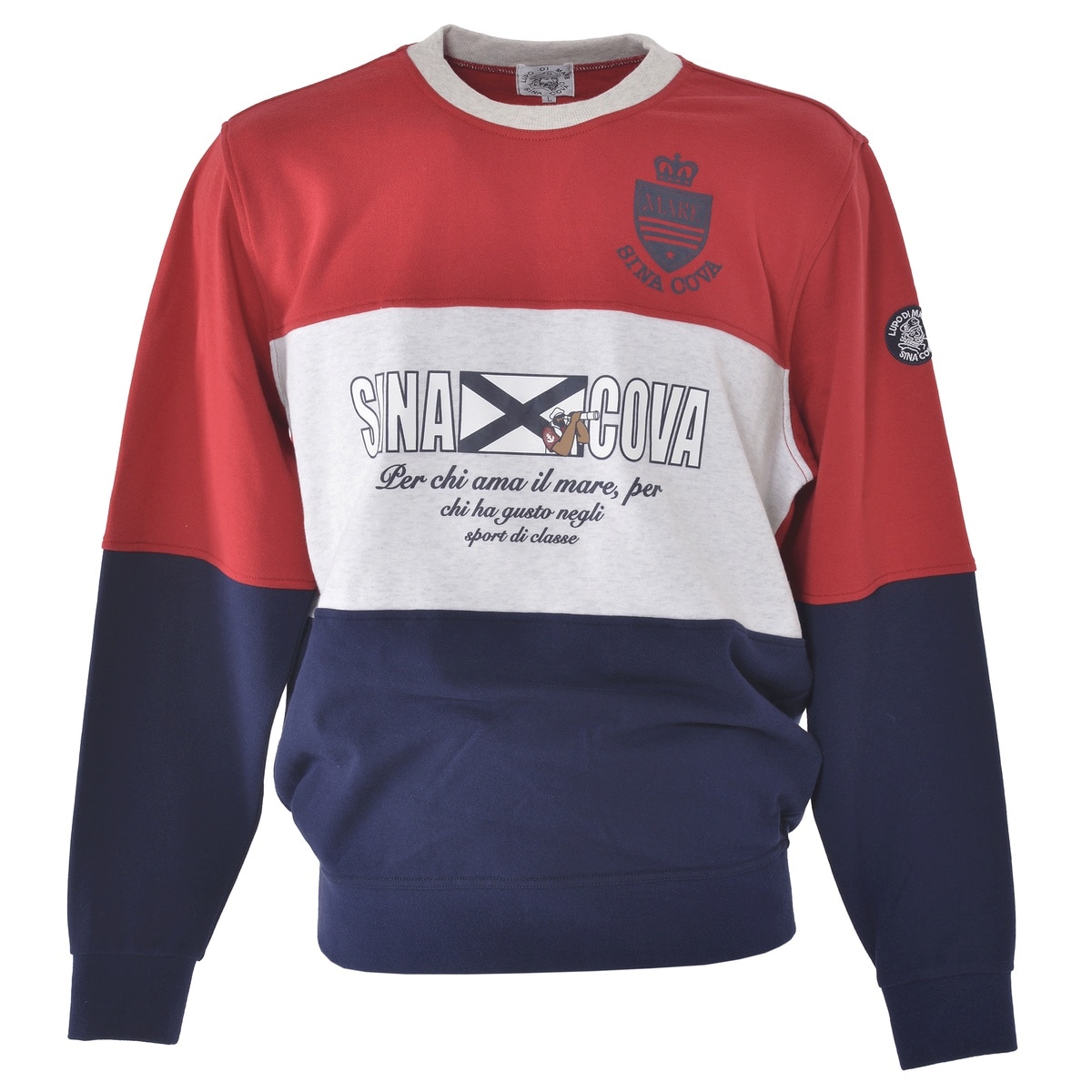 [SINA COVA(シナコバ)]クルーネックトレーナー 24210030 レッド L