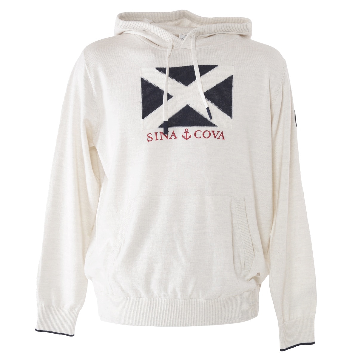 [SINA COVA(シナコバ)]ニットパーカー 24222010 オフホワイト L