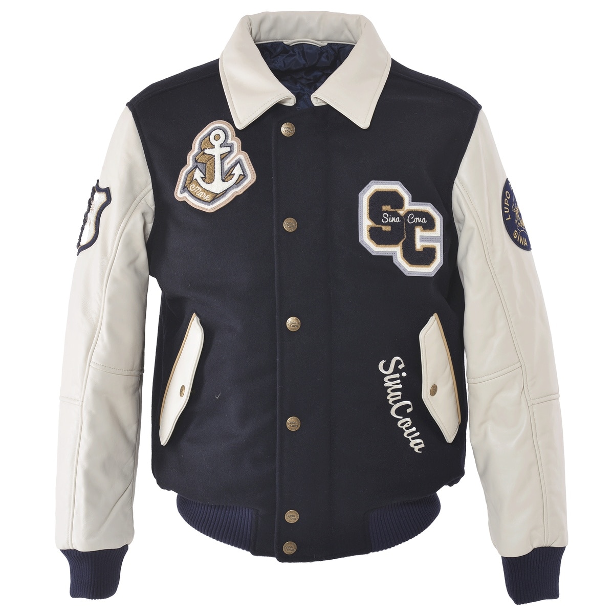 [SINA COVA(シナコバ)]スタジアムジャンパー(希少アイテム) 24223930 オフホワイト L