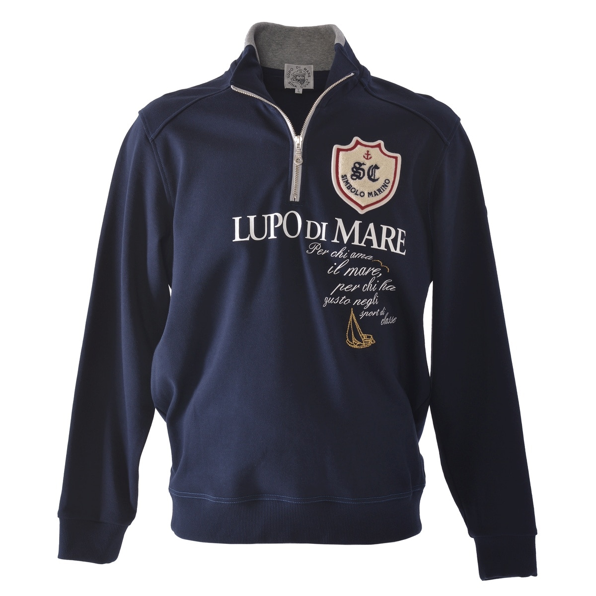 [SINA COVA(シナコバ)]ZIP UPプルオーバー 25110010 ネイビー L