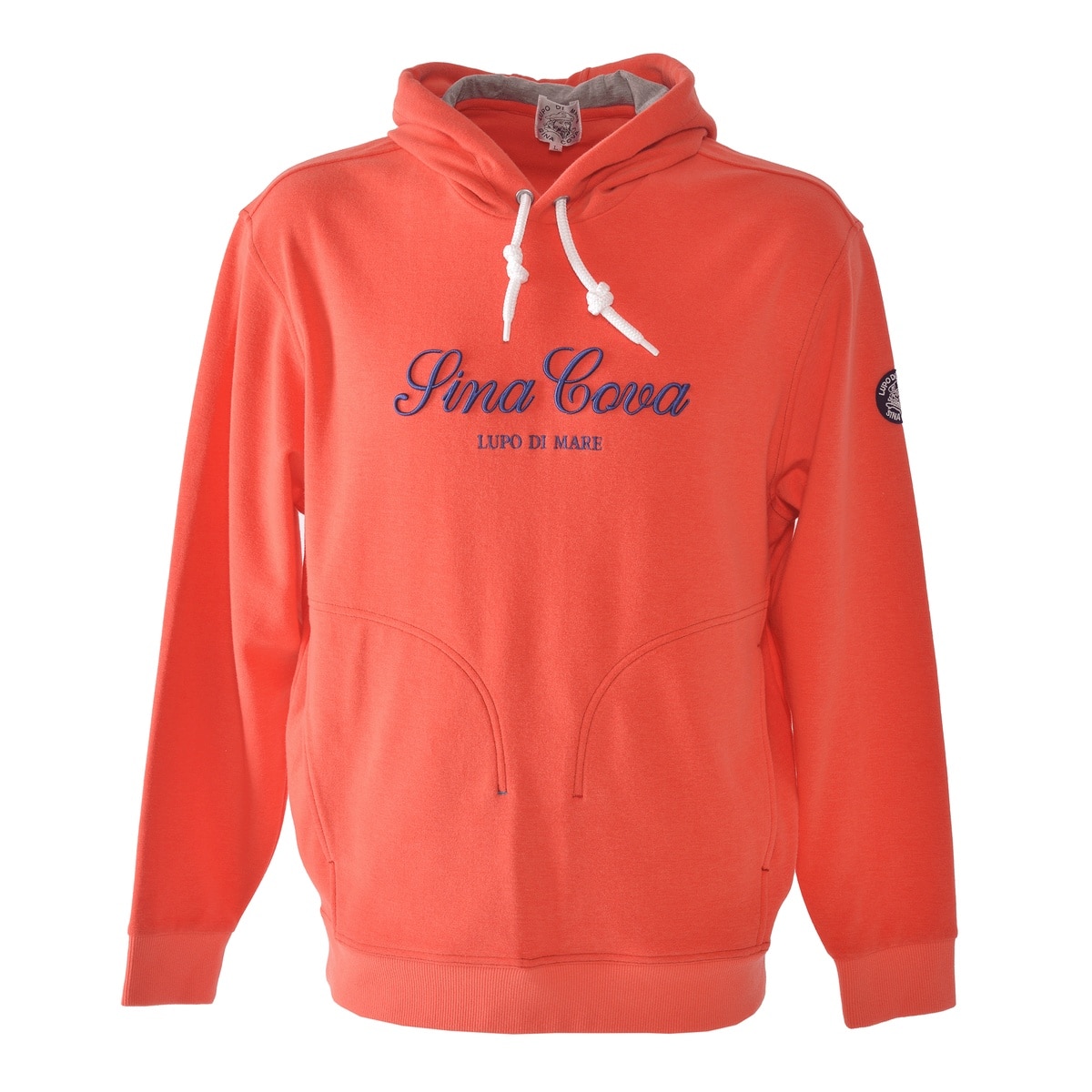 [SINA COVA(シナコバ)]フード付きプルオーバー(パーカー)ユニセックス(男女兼用)25110020 オレンジ LL