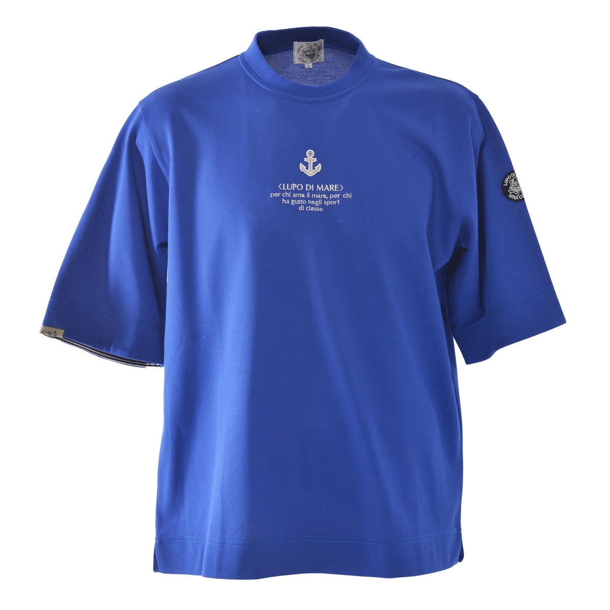 [SINA COVA(シナコバ)]5分袖Tシャツ 25110530 ブルー L