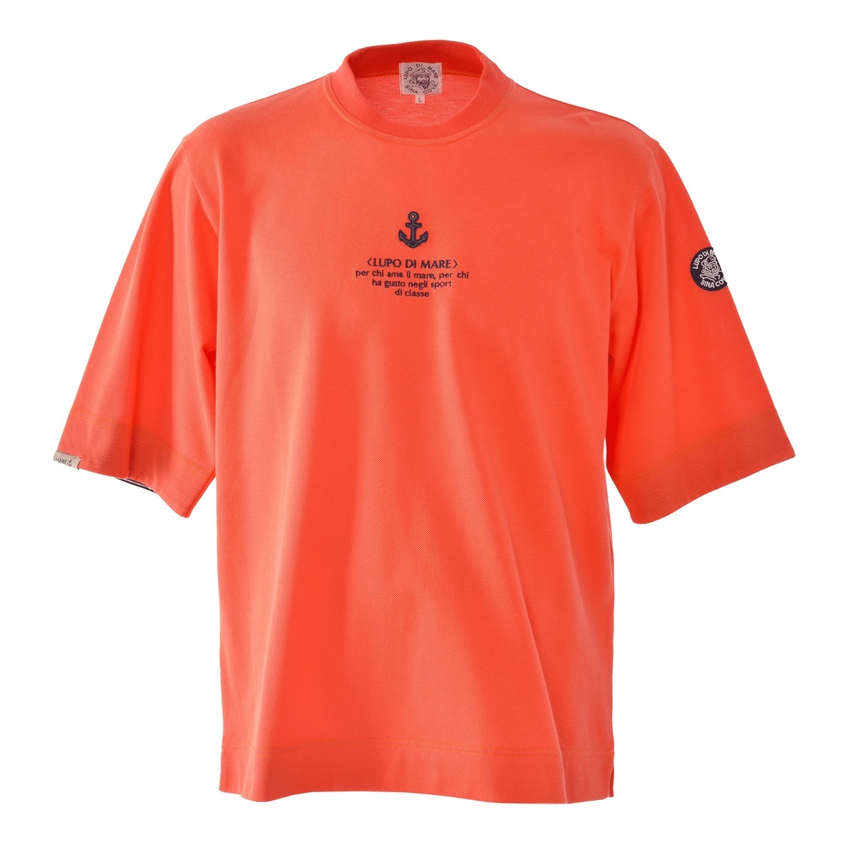 [SINA COVA(シナコバ)]5分袖Tシャツ 25110530 オレンジ M