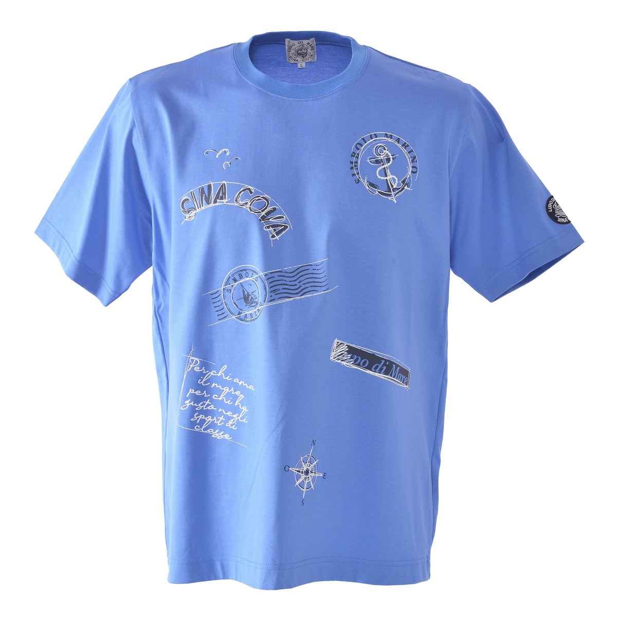 [SINA COVA(シナコバ)]半袖Tシャツ 25110590 ブルー L