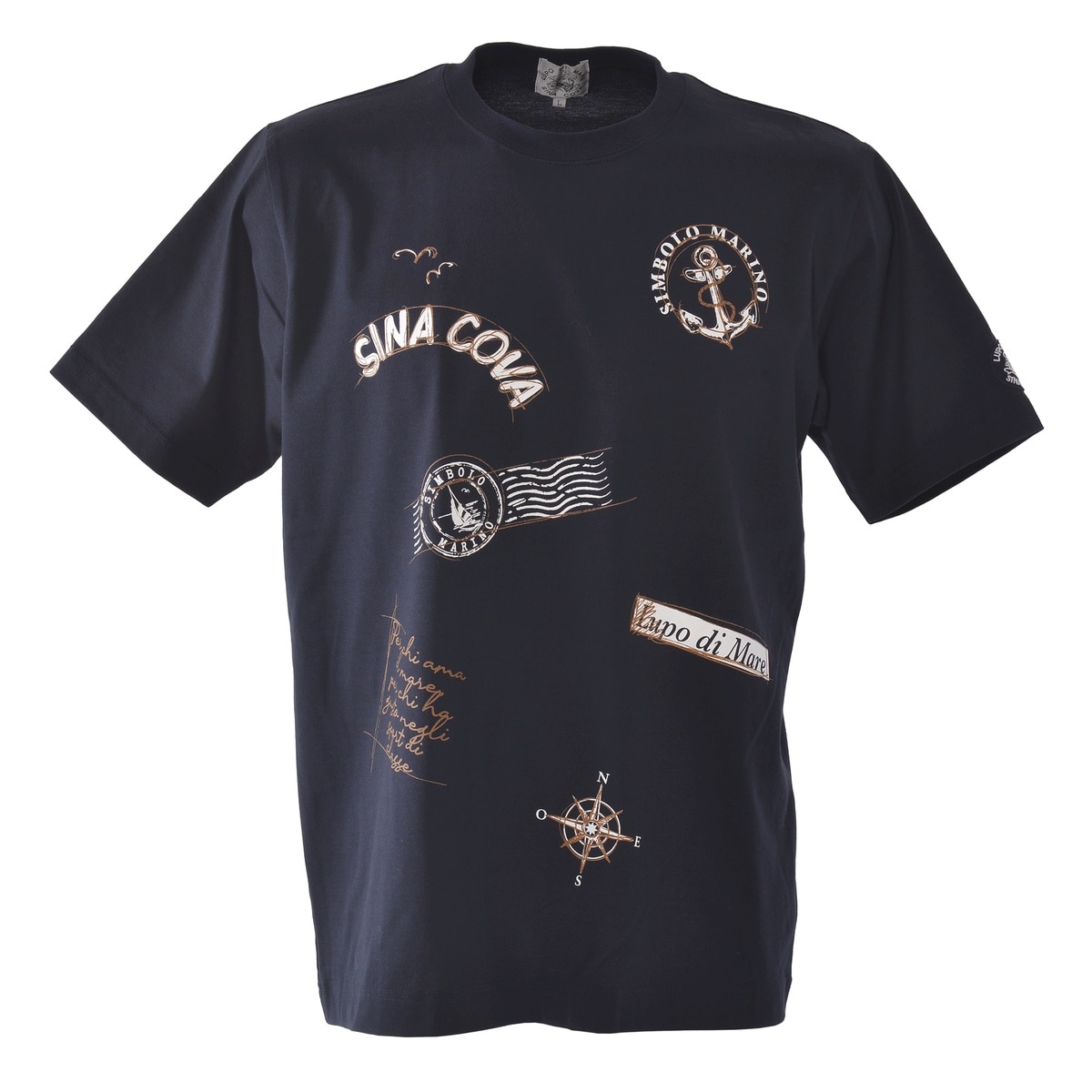 [SINA COVA(シナコバ)]半袖Tシャツ 25110590 ネイビー L