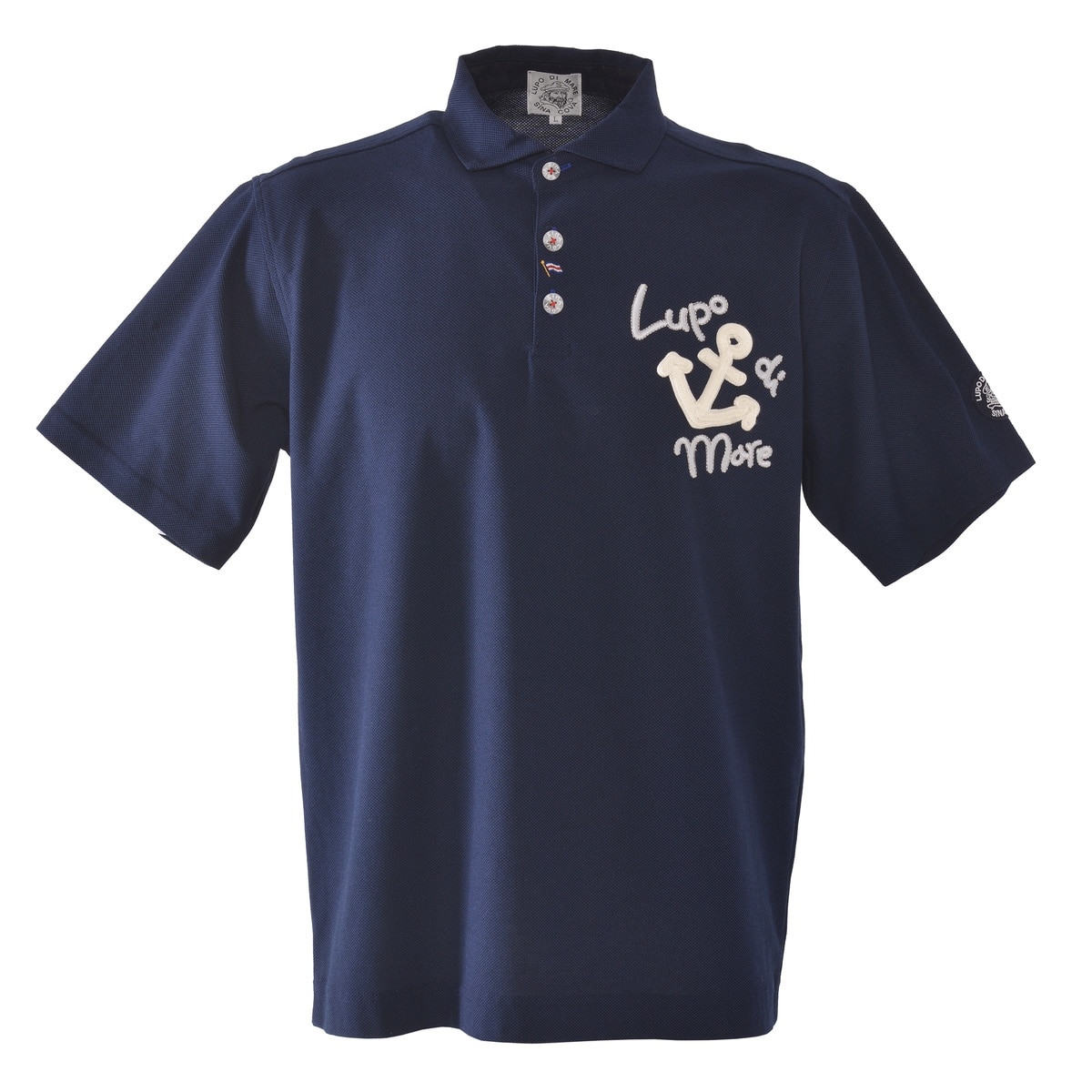 [SINA COVA(シナコバ)]半袖ポロシャツ ユニセックス(男女兼用) 25110610 ネイビー L