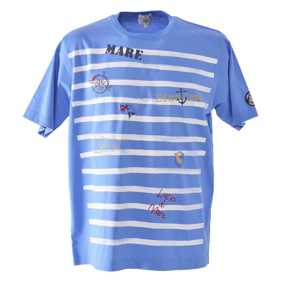 [SINA COVA(シナコバ)]半袖Tシャツ 25110650 ブルー LL