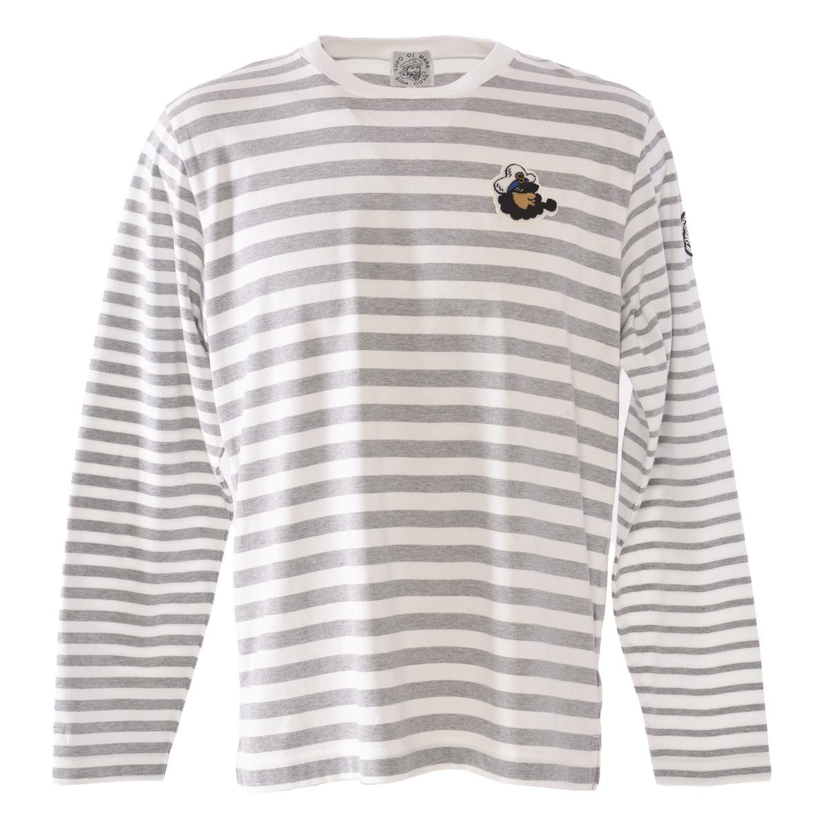 [SINA COVA(シナコバ)]ボーダー柄長袖Tシャツ 25120010 ホワイト L