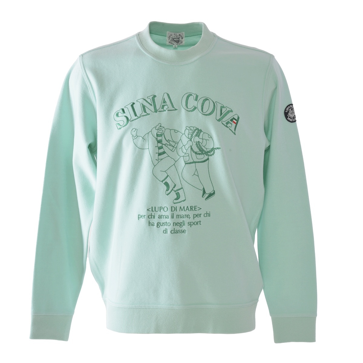 [SINA COVA(シナコバ)]クルーネックトレーナー 25120040 グリーン L