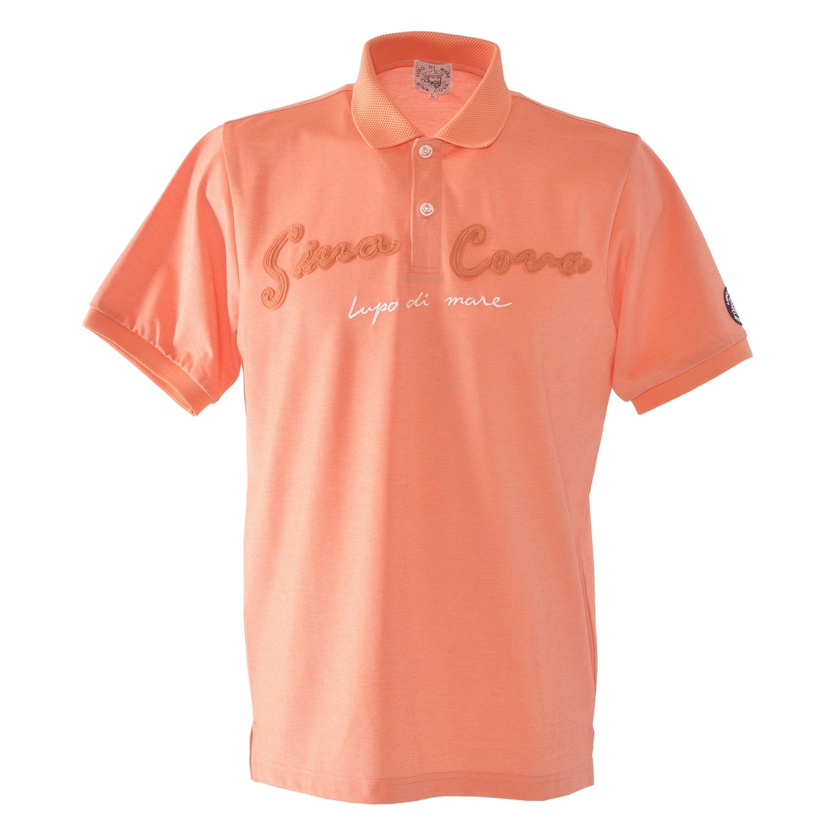 [SINA COVA(シナコバ)]半袖ポロシャツ 25120510 オレンジ L