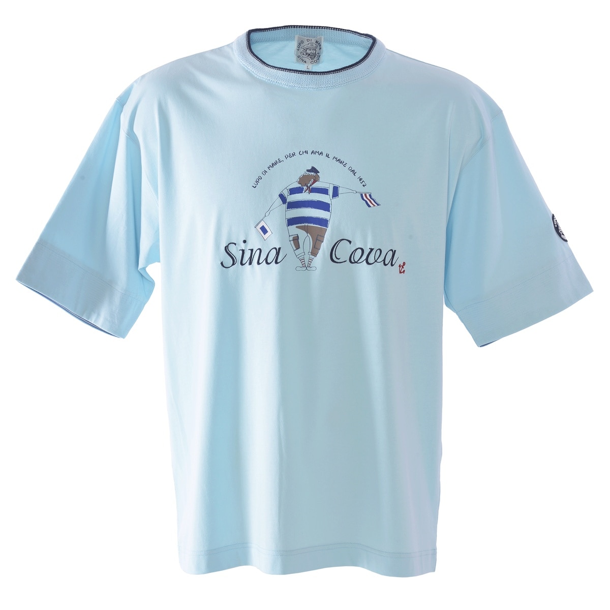 [SINA COVA(シナコバ)]半袖Tシャツ ユニセックス(男女兼用)25120530 ネイビー LL