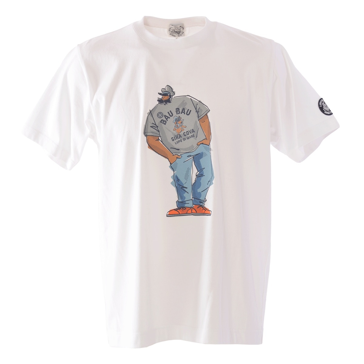 [SINA COVA(シナコバ)]Tシャツ ユニセックス(男女兼用) 25120560 ホワイト LL