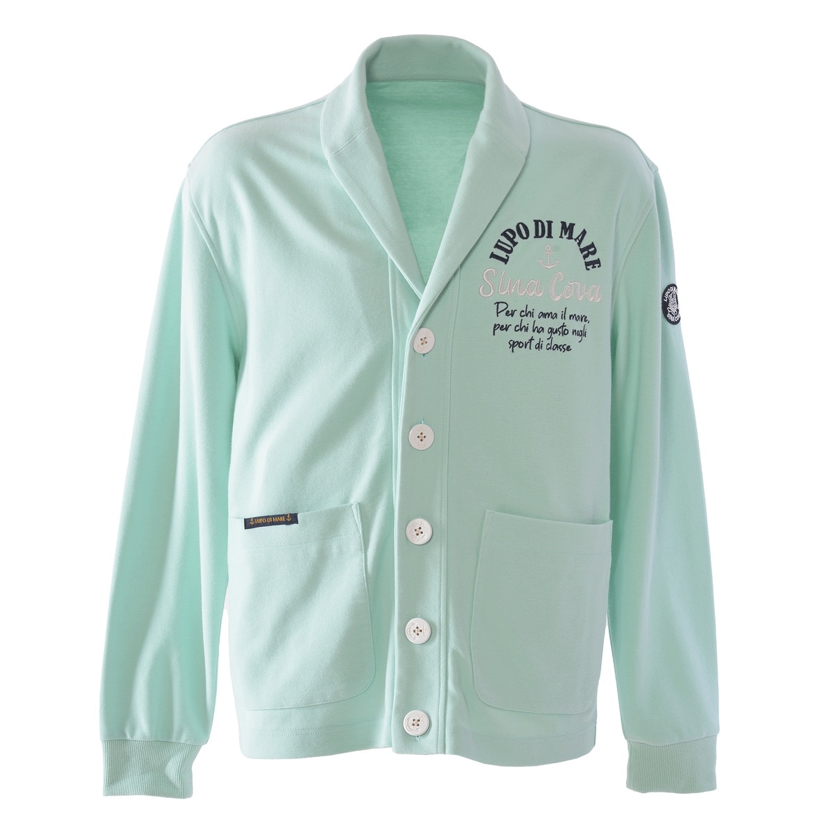 [SINA COVA(シナコバ)]ショールカラージャケット(カーディガン)25123040 グリーン L