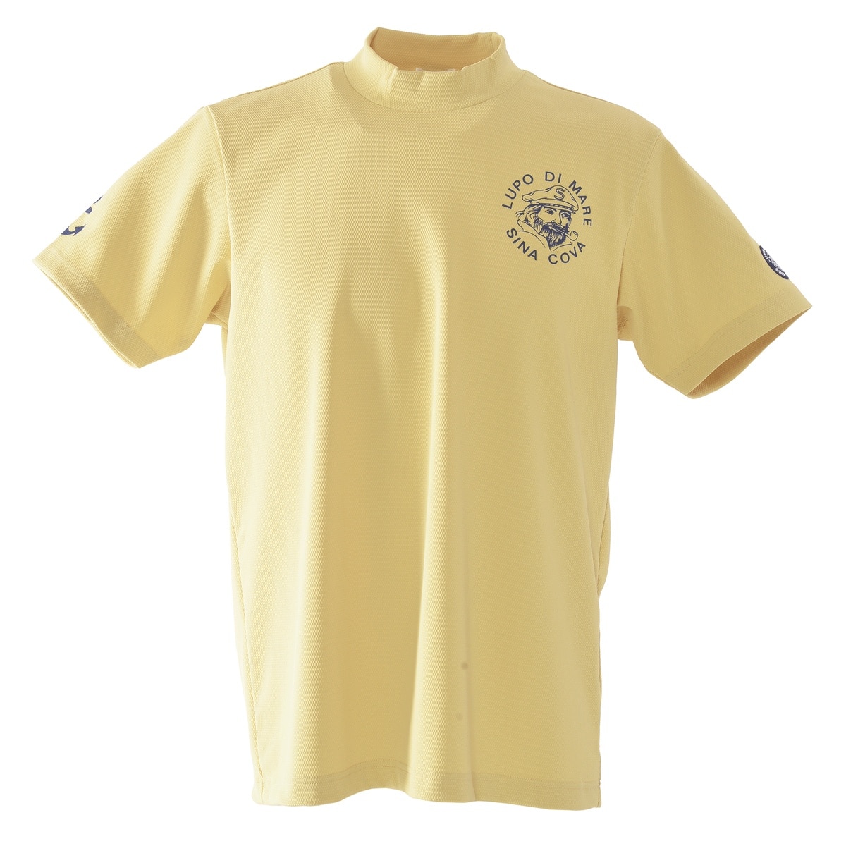 [SINA COVA(シナコバ)]ハイネックTシャツ 25150520 イエロー Lサイズ