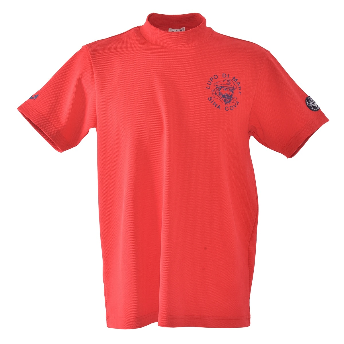 [SINA COVA(シナコバ)]ハイネックTシャツ 25150520 レッド Lサイズ