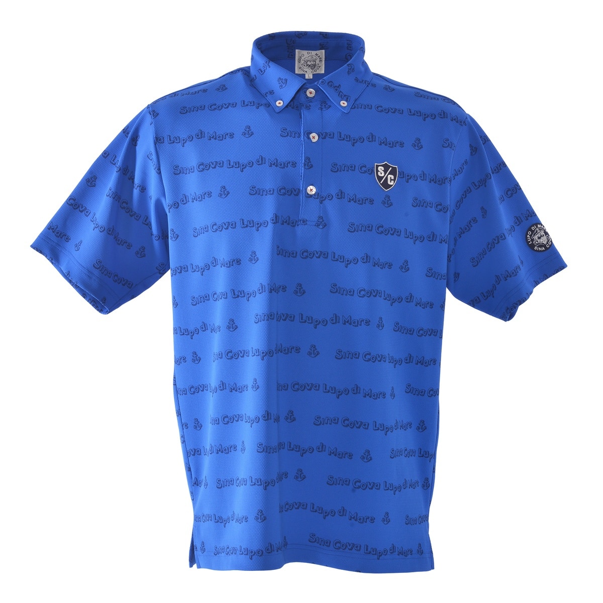 [SINA COVA(シナコバ)]半袖ボタンダウンシャツ 25150540 ブルー Lサイズ