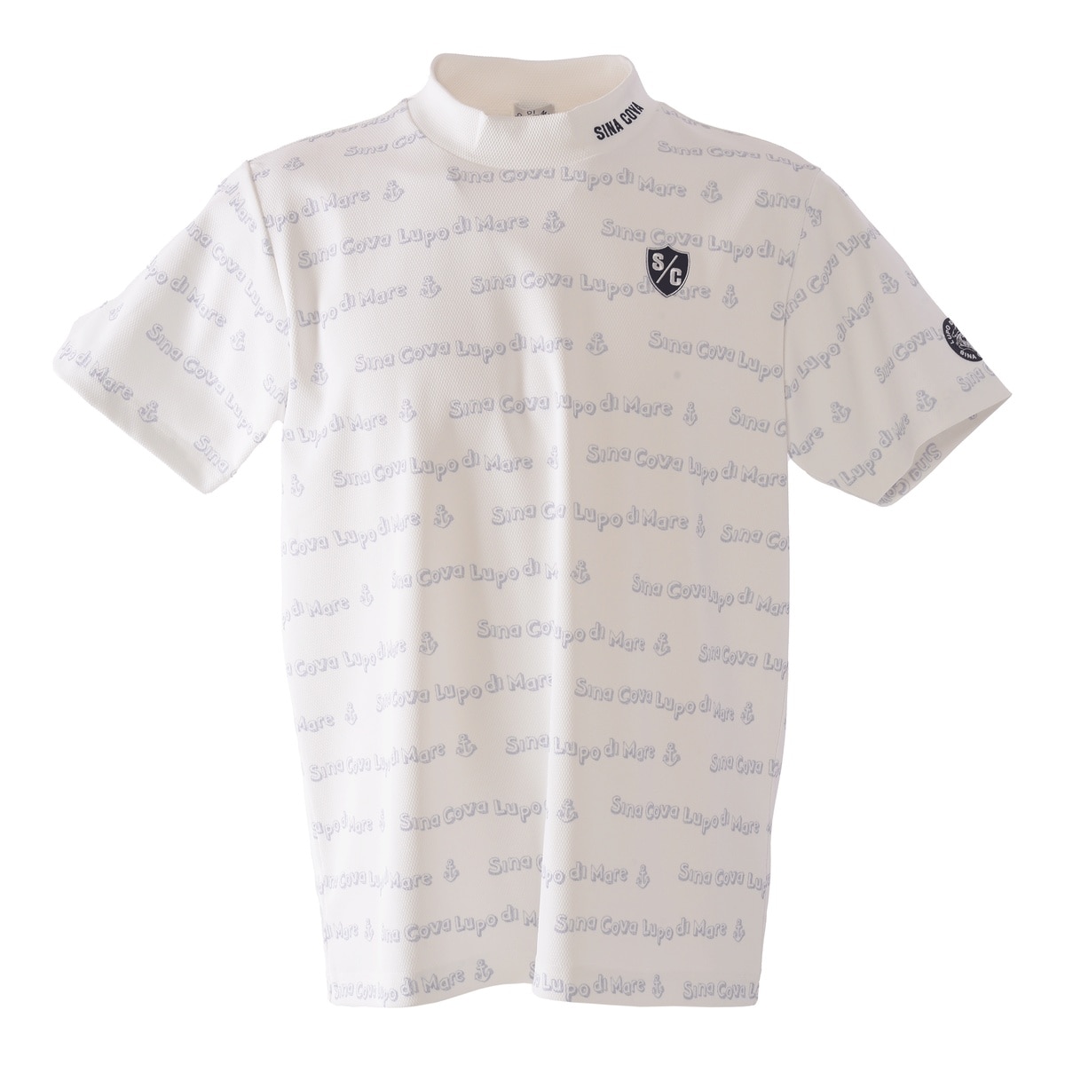 [SINA COVA(シナコバ)]モックネックTシャツ 25150550 オフホワイト Lサイズ
