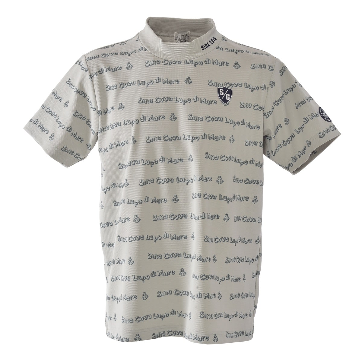 [SINA COVA(シナコバ)]モックネックTシャツ 25150550 グリーン Lサイズ