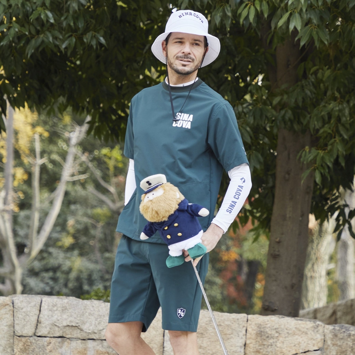 [SINA COVA(シナコバ)]布帛ビッグTシャツ 25153510 カーキ Lサイズ