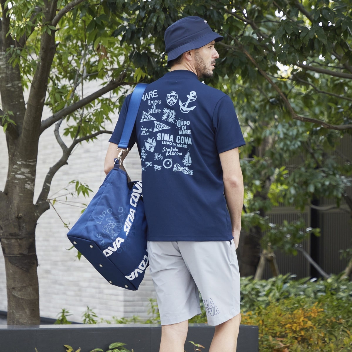 [SINA COVA(シナコバ)]ショートパンツ  25155510 グレー Lサイズ