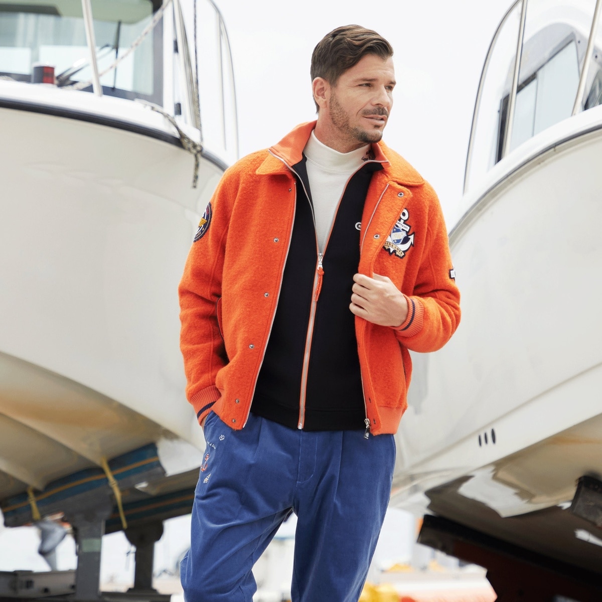 [SINA COVA(シナコバ)]トラックジャケット 25213010 ネイビー Lサイズ