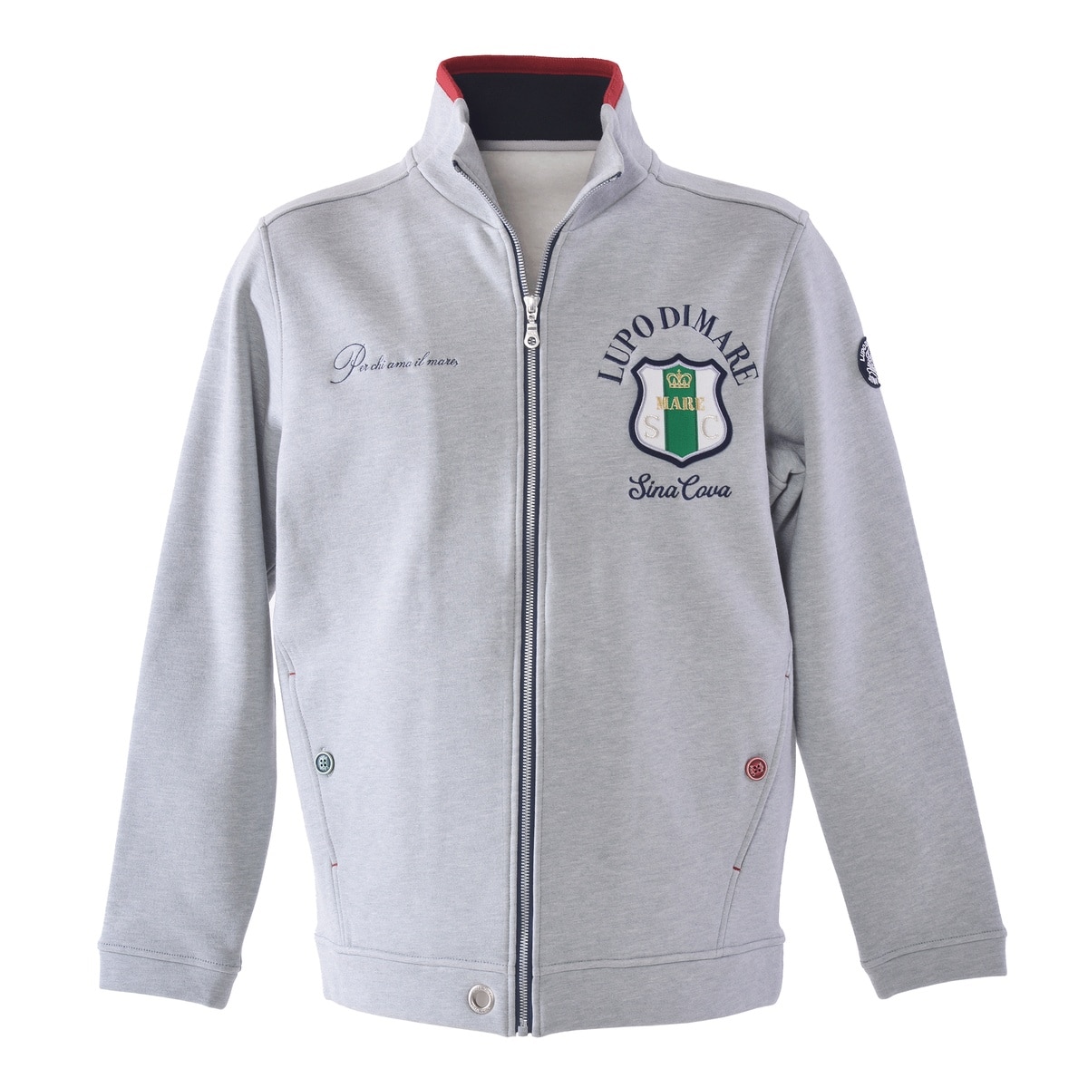 [SINA COVA(シナコバ)]トラックジャケット 25213040 グレー Lサイズ