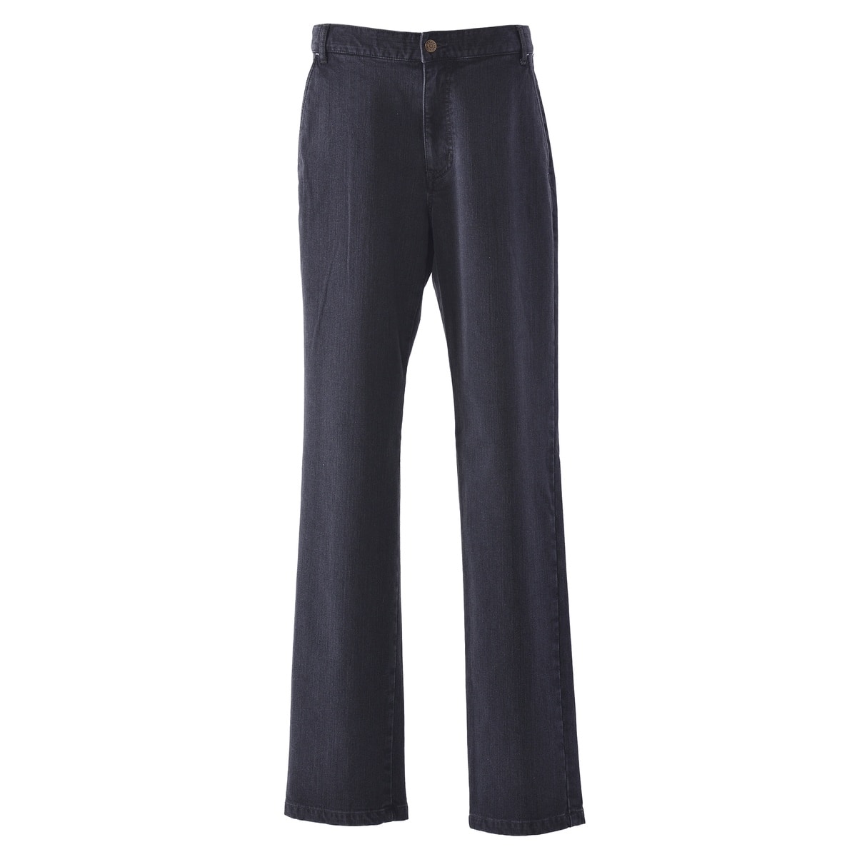 [SINA COVA(シナコバ)]ノータックテーパードデニムパンツ 25225010 チャコールグレー 80サイズ