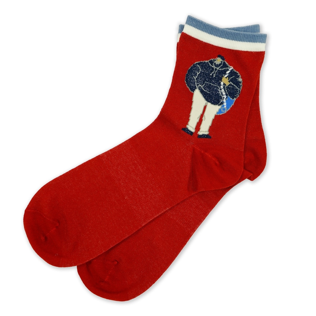 [SINA COVA(シナコバ)]ソックス (25㎝～27㎝) 25277440 レッド Fサイズ