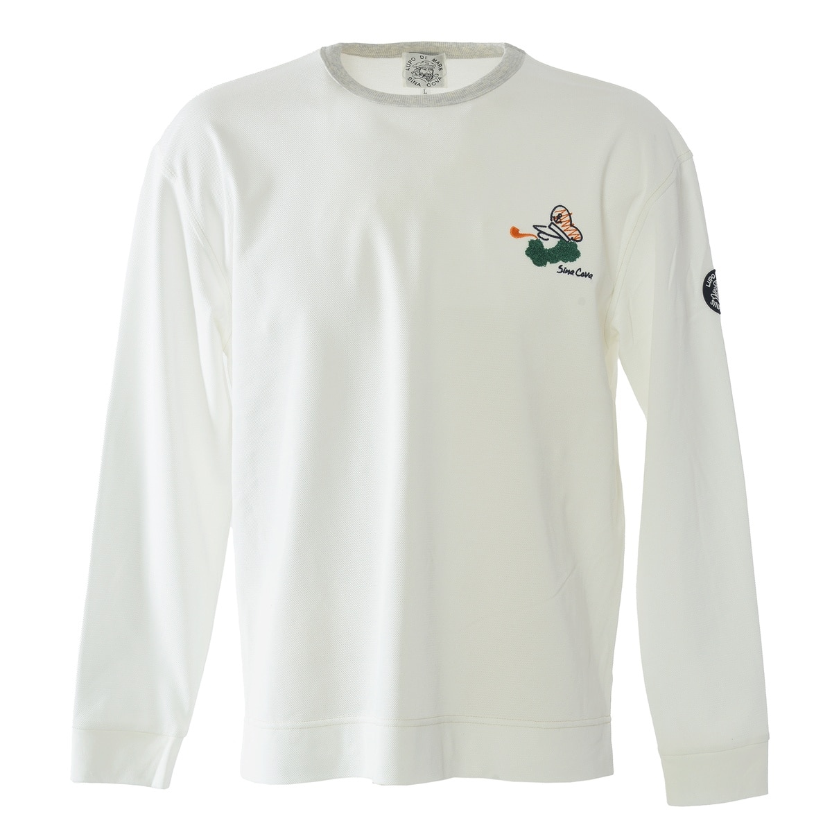 [SINA COVA]長袖Tシャツ Lサイズ ホワイト 26110030