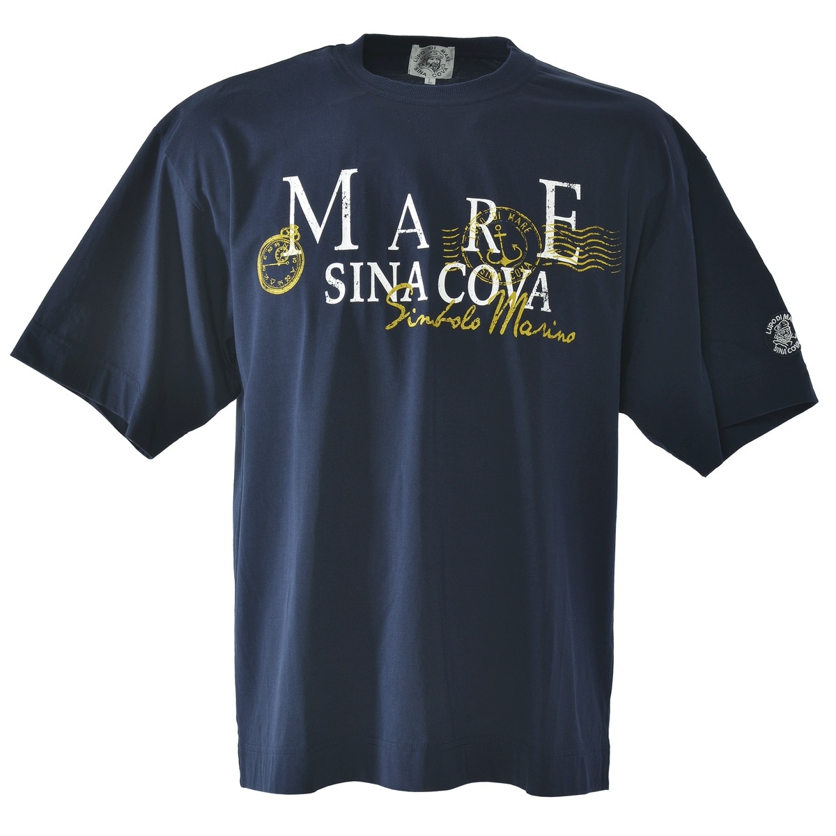 [SINA COVA]ドロップショルダーTシャツ Lサイズ ネイビー 26110610