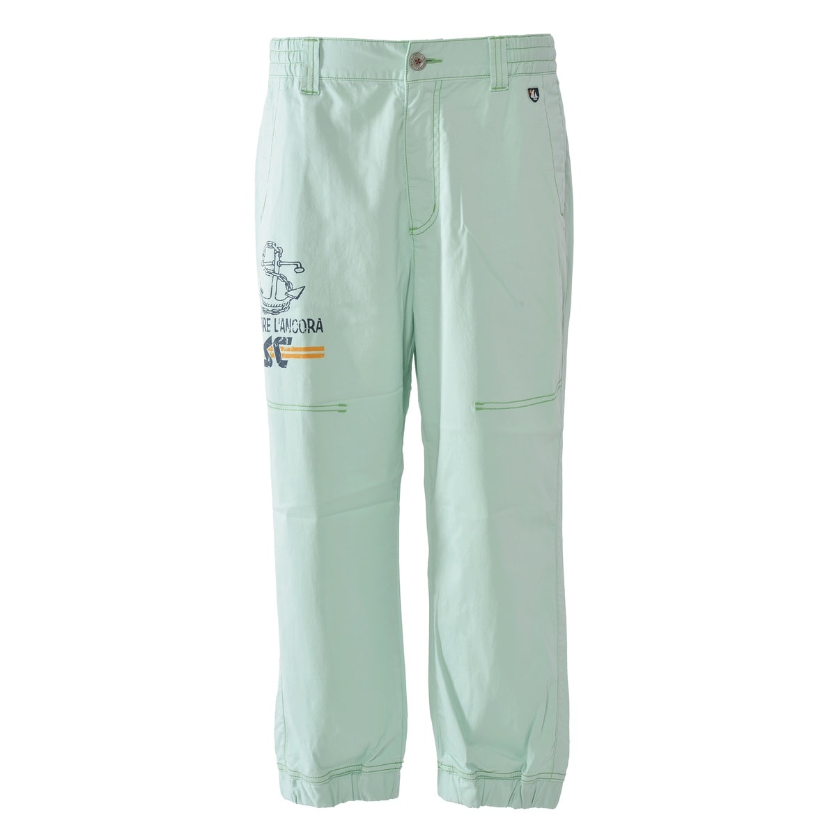 [SINA COVA]8分丈クロップドパンツ Lサイズ グリーン 26115320