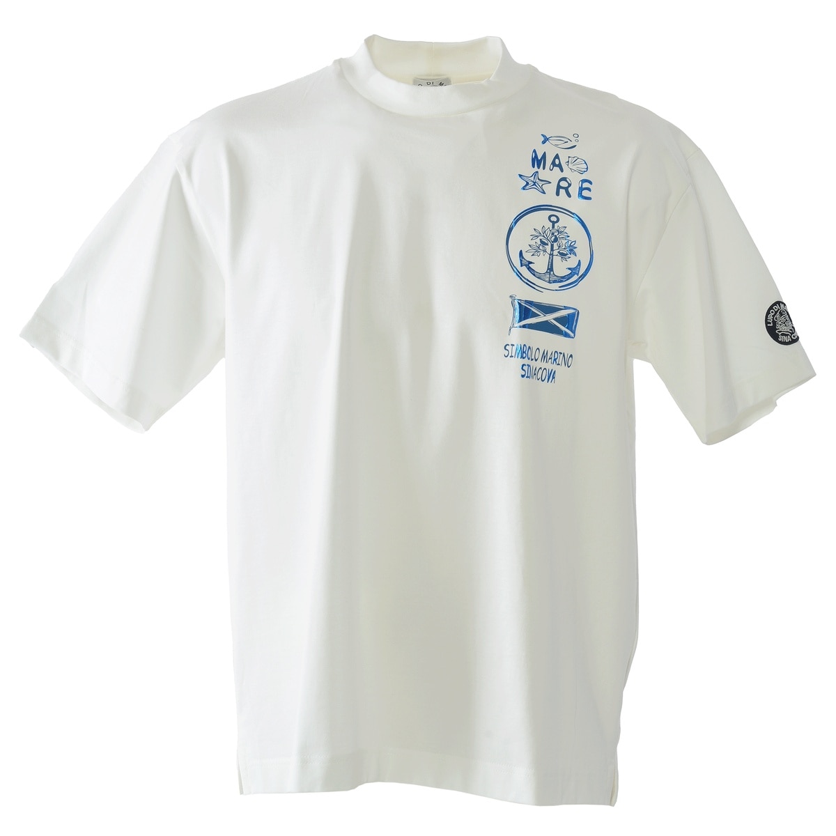 [SINA COVA]モックネックTシャツ Lサイズ ホワイト 26120520