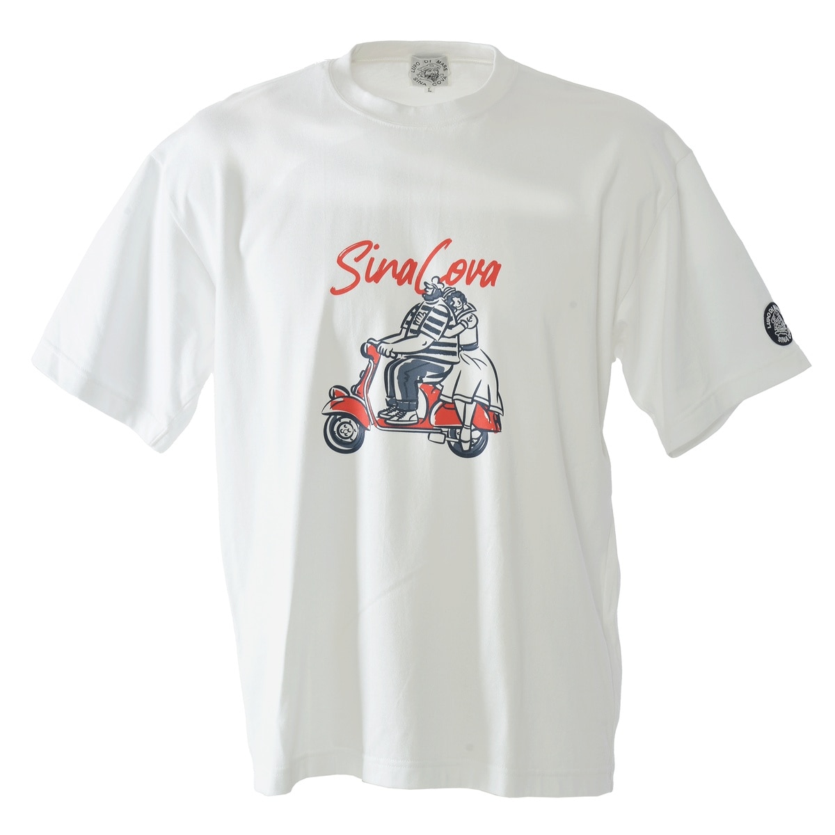 [SINA COVA]半袖Tシャツ ユニセックス(男女兼用) Lサイズ ホワイト 26120580