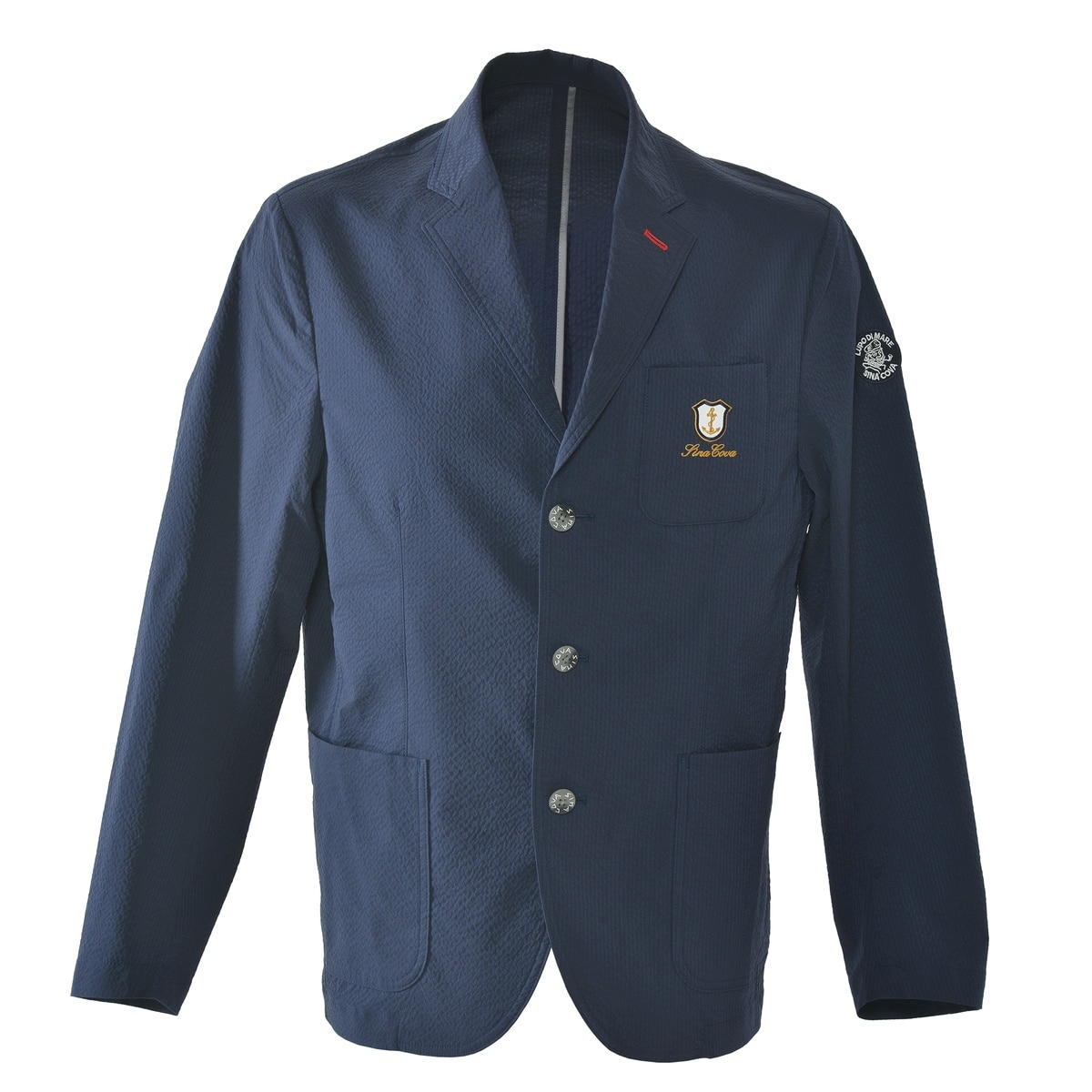 [SINA COVA]3ボタンテーラードジャケット Lサイズ ネイビー 26133030