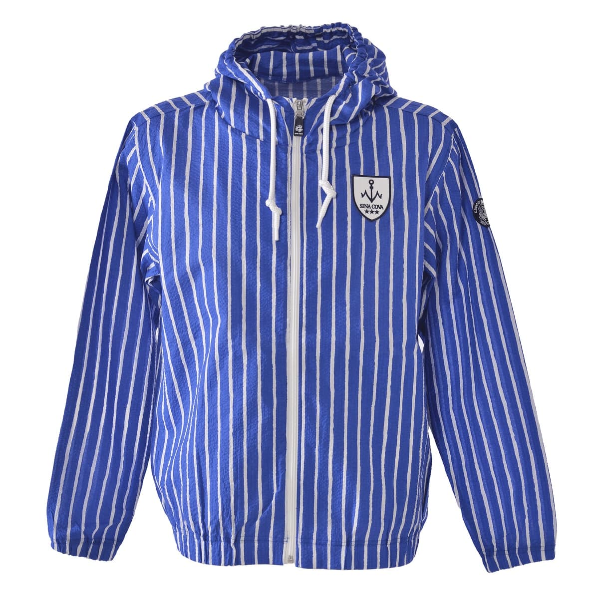 [SINA COVA]ZIPUPシャツパーカー Lサイズ ブルー 26133040