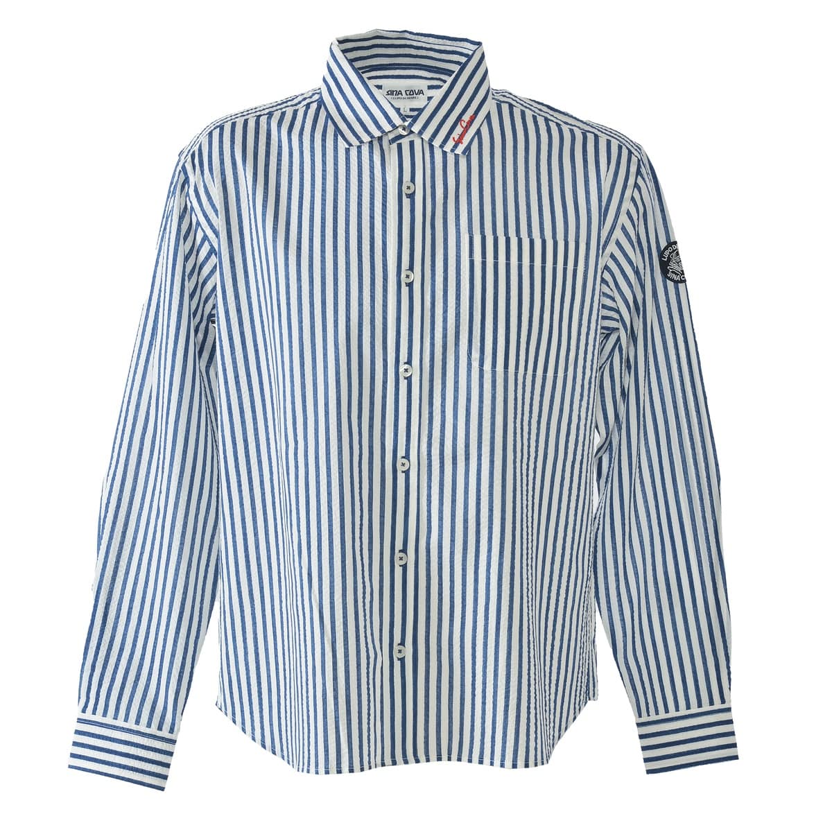 [SINA COVA]長袖シャツ Lサイズ ブルー 26134010