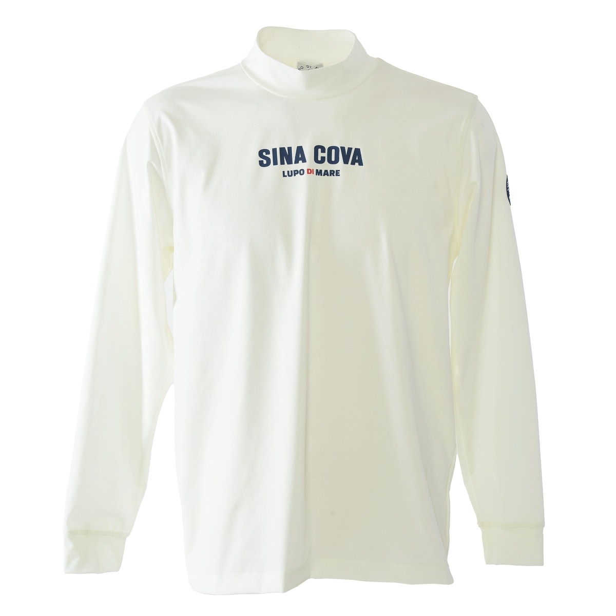 [SINA COVA]長袖モックネックTシャツ Lサイズ オフホワイト 26150010