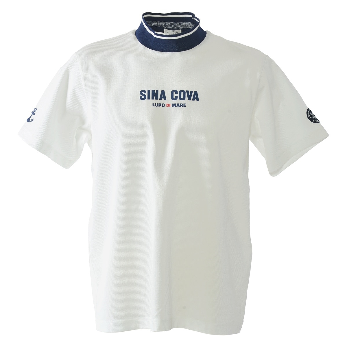 [SINA COVA]モックネックTシャツ Lサイズ ホワイト 26150550