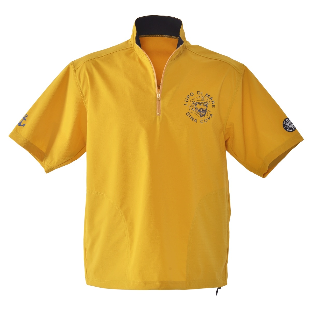 [SINA COVA]ハーフZIP半袖スニード Lサイズ イエロー 26153520