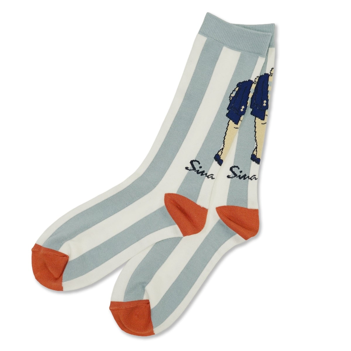 [SINA COVA]ロングソックス (25㎝～27㎝) ブルー 26177410