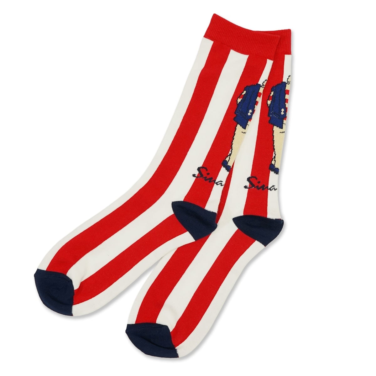 [SINA COVA]ロングソックス (25㎝～27㎝) レッド 26177410