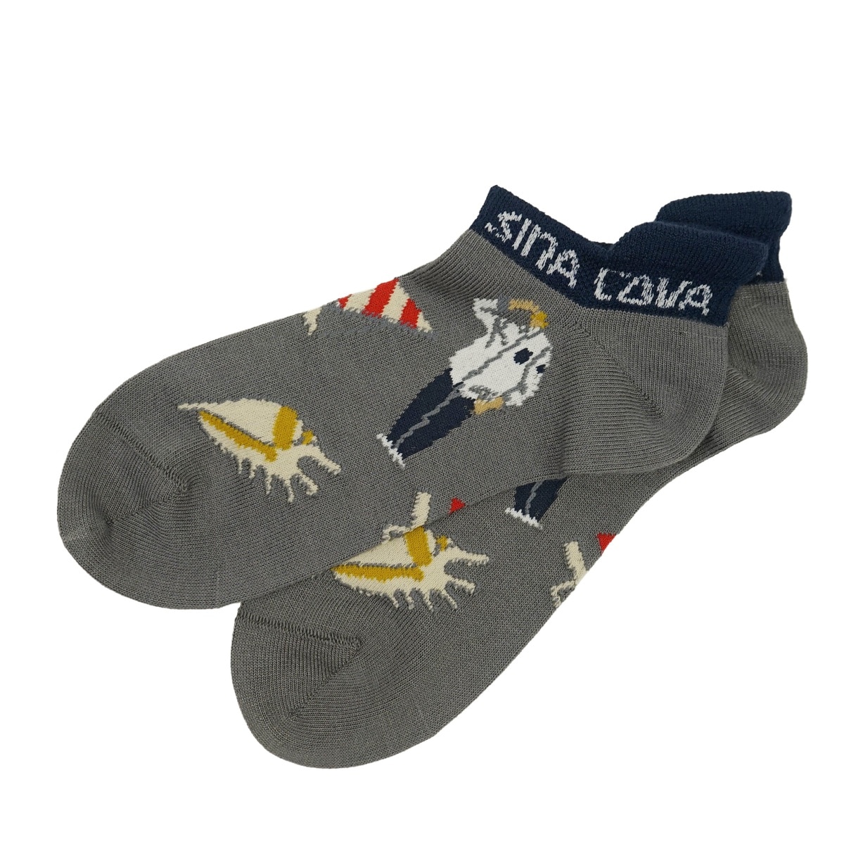 [SINA COVA]スニーカーソックス (25㎝～27㎝) グレー 26177460