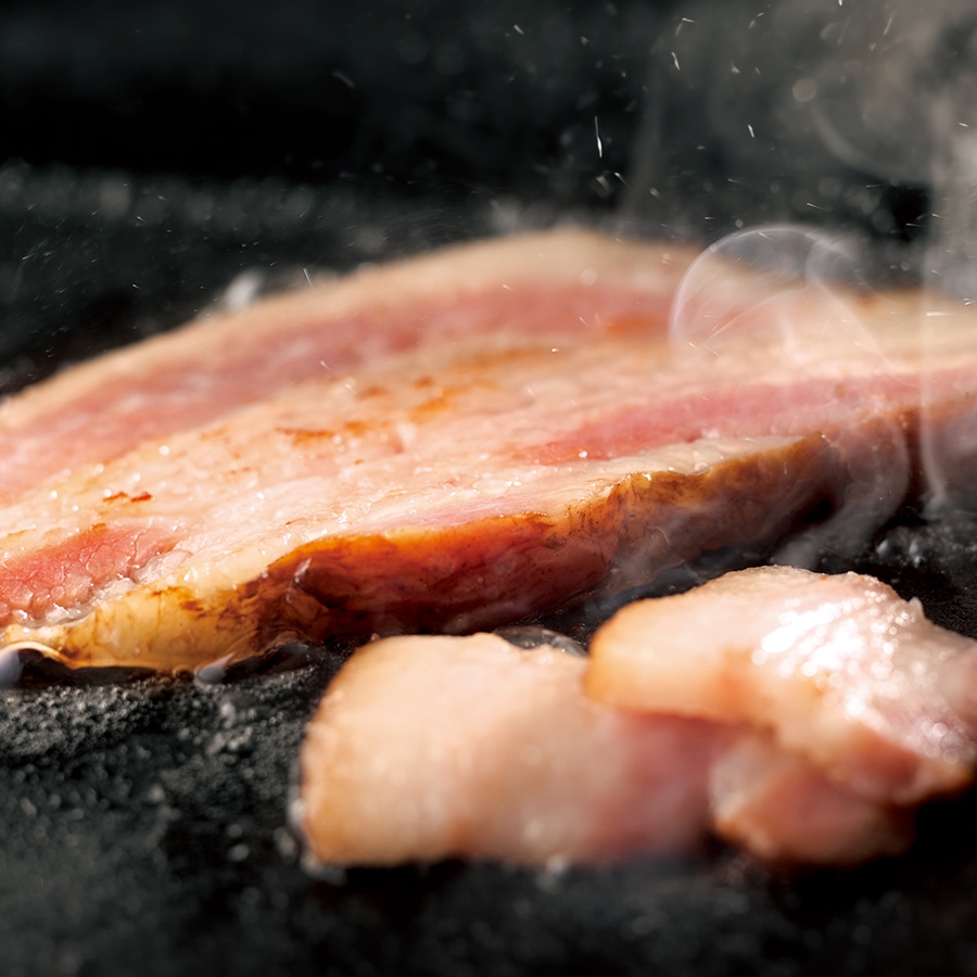 薪・炭火仕上げ　ベーコンブロック　簡易包装