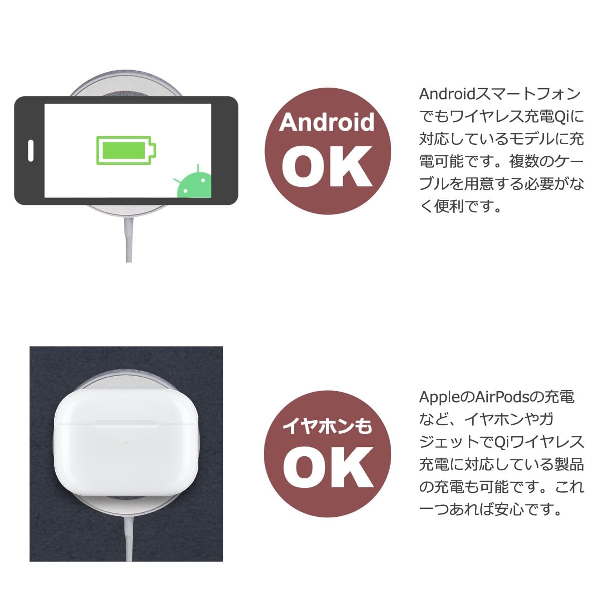 MagSafe 充電器 急速 iPhone対応 ワイヤレス充電器 40s MS1 バイオレットモーブ