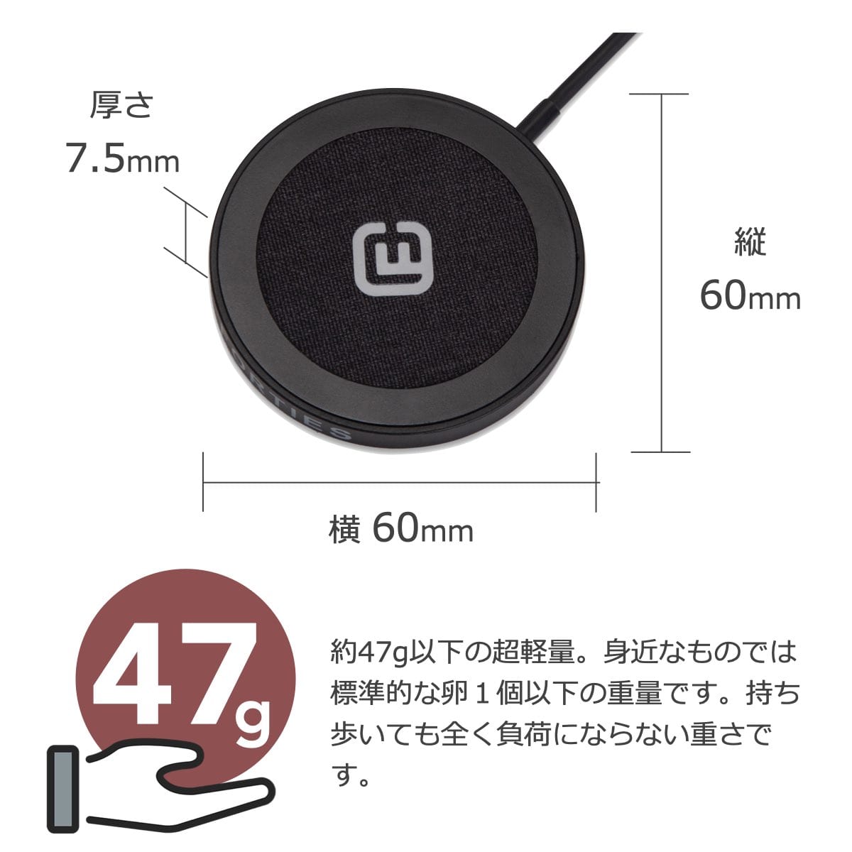 MagSafe 充電器 急速 iPhone対応 ワイヤレス充電器 40s MS1 ターコイズブルー