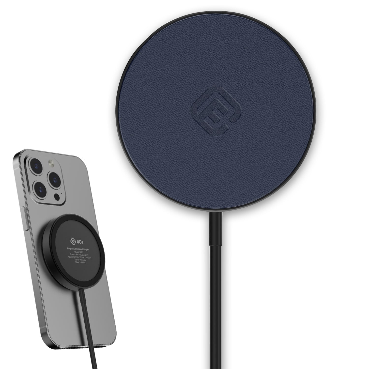 Qi2対応 ワイヤレス充電器 MagSafe互換 15W 急速充電 iPhone Android 40s MS2