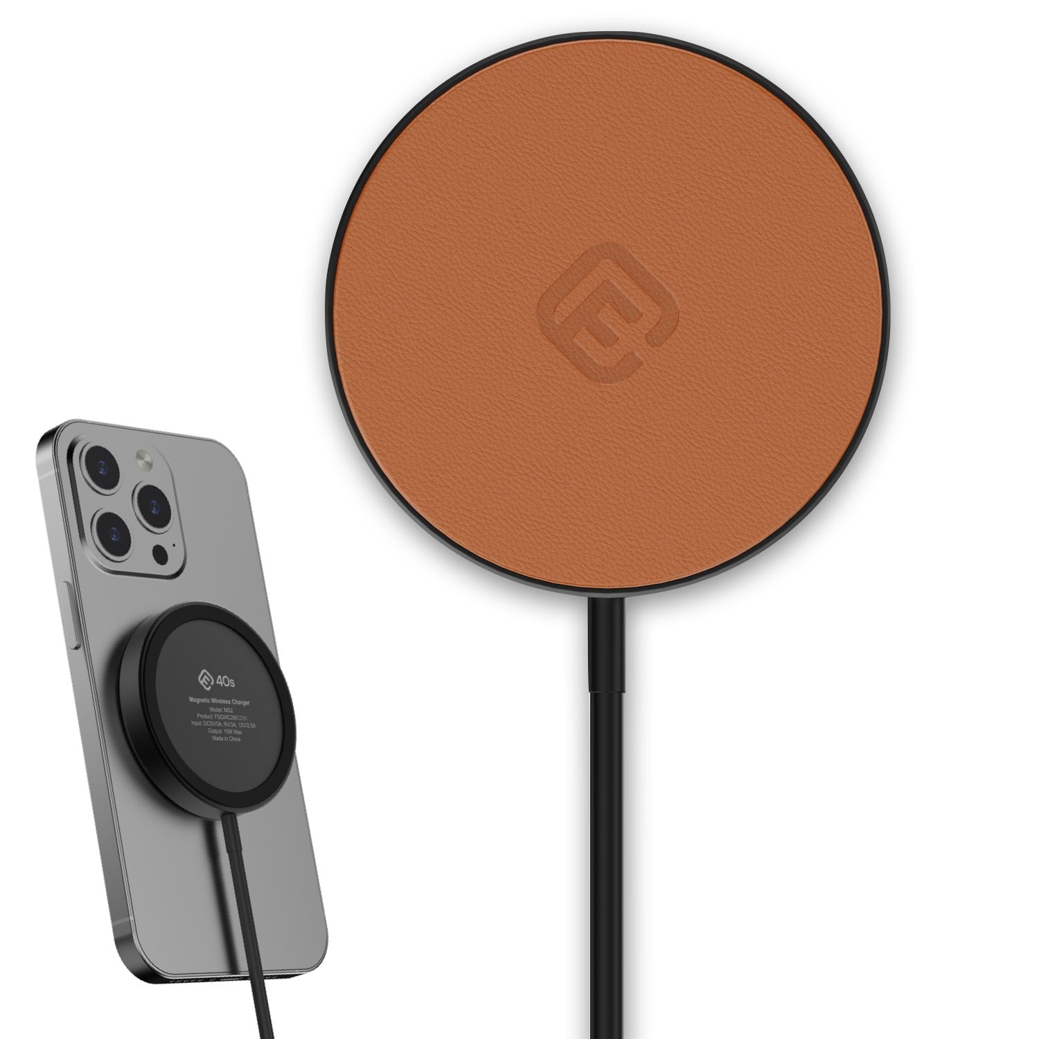 Qi2対応 ワイヤレス充電器 MagSafe互換 15W 急速充電 iPhone Android 40s MS2