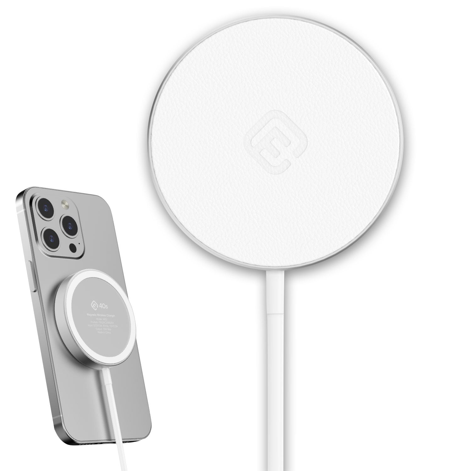 Qi2対応 ワイヤレス充電器 MagSafe互換 15W 急速充電 iPhone Android 40s MS2