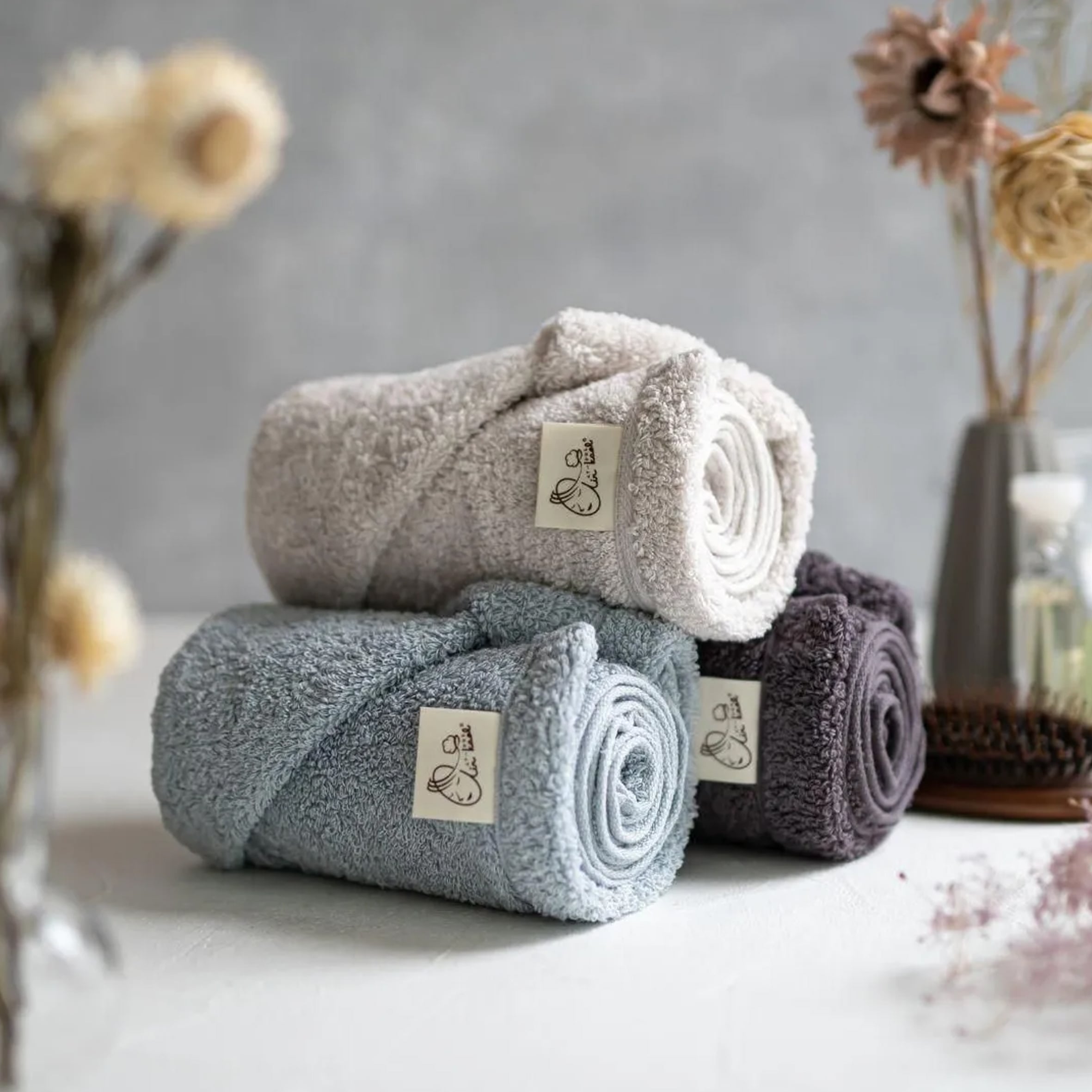 《エアーかおる》エクスタシー フェイスタオル シルバー シルバー